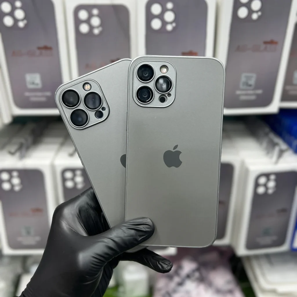 NATURAL TITANIUM AG MATTE GLASS CASE