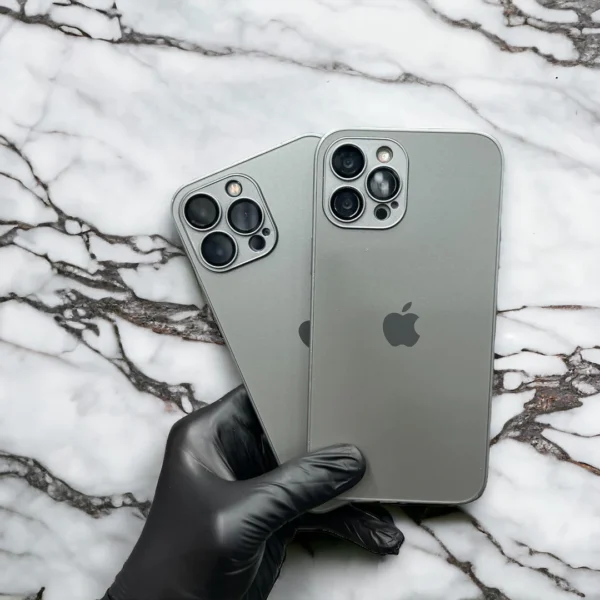 NATURAL TITANIUM AG MATTE GLASS CASE